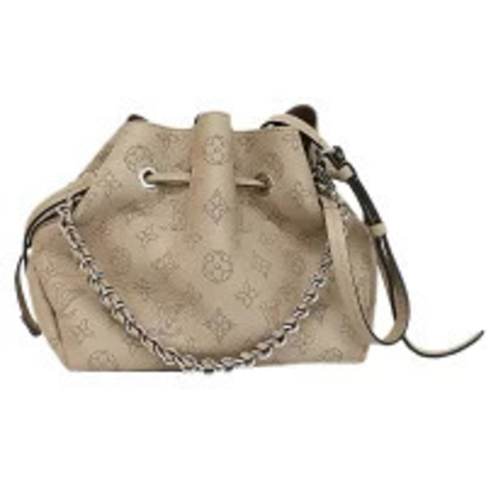 Louis Vuitton Bella Mahina Monogram 2Way Shoulder Bag Leather Beige Tan